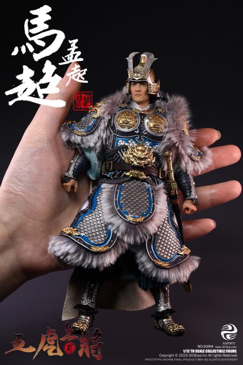 Crush the invading enemies as you defend your homeland with this Ma Chao Mengqi figure by 303 Toys! Featuring multiple weapons and accessories, this 1/12 scale figure will be a perfect addition for any collector. Order yours today!