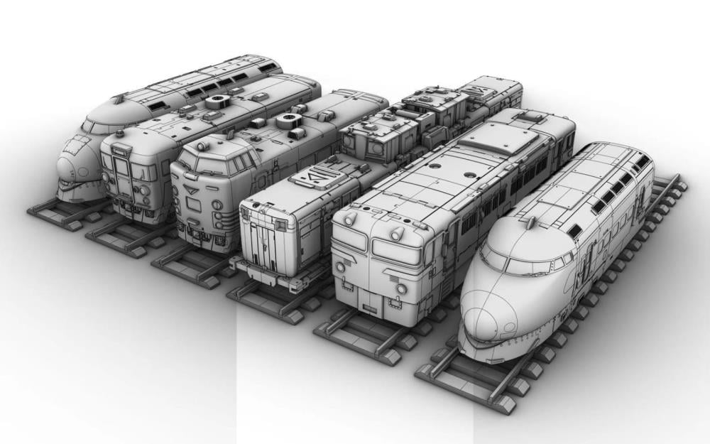 From Moon Studios comes a series of robot figures which transform from robots into different types of trains. The MSO4 Moon Shine figure transforms from a robot into a train. Collect transforming figures MSO1 through MSO6 and you can combine them to form Radiatron! 