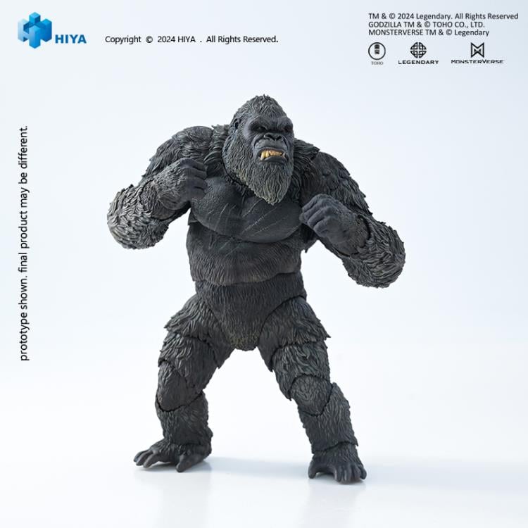 Godzilla x Kong: The New Empire released this year. In the film, Kong and Godzilla thrust into a colossal confrontation with an unknown menace lurking within our world, exploring deeper into origins of Titans.  Kong stands 16cm tall, crafted with attention to detail, based on original CG data, faithfully reproduces every aspect of Kong's appearance from the Godzilla x Kong: The New Empire, showing Kong's unstoppable and majestic stance.