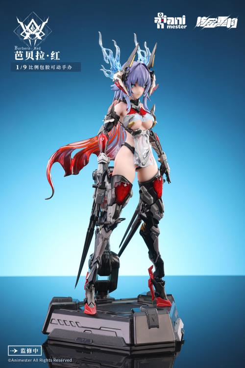 From AniMester comes this 1/9 scale figure of the original character Barbera Red.  This Metal Mecha Girl is fully articulated and comes with several accessories for added customization. From the Thunderbolt Squad, Barbera Red will make a great addition to any collection!