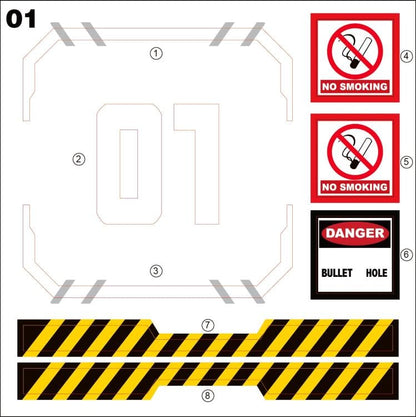 All parts of the SIB system are interchangeable, allowing you to freely customize, modify, or create multiple scenes. Each set is compatible with 1/24 and 1/18 scale action figures, or 2.5 to 3.75-inch figures; you can also modify to any other scales or sizes. When completed, the diorama is in 3D, so not only can it face 1 side, it can also display the figures in any angle.