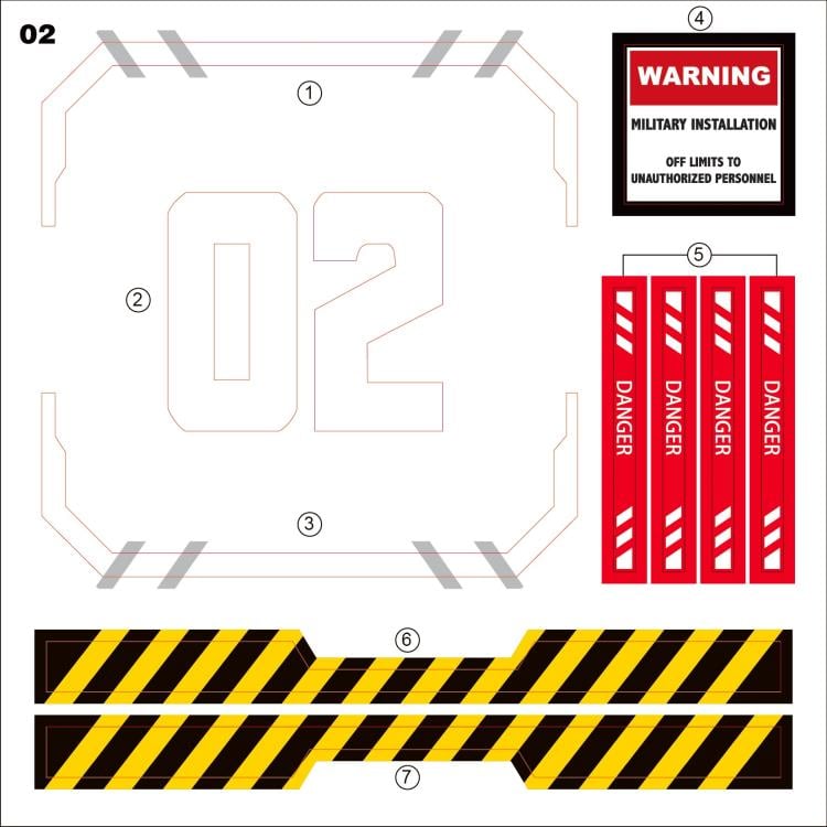 All parts of the SIB system are interchangeable, allowing you to freely customize, modify, or create multiple scenes. Each set is compatible with 1/24 and 1/18 scale action figures, or 2.5 to 3.75-inch figures; you can also modify to any other scales or sizes. When completed, the diorama is in 3D, so not only can it face 1 side, it can also display the figures in any angle.