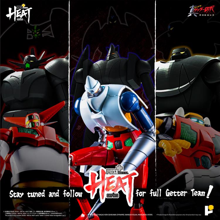 Based on the OVA Getter Robo Armageddon, this Getter 2 action figure is the next to be offered in this fantastic lineup. Carefully considered details seek to provide all the charm of the original work and bring the animation to life. Order yours today!