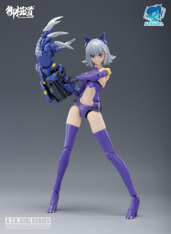 The monster wolf girl "Fenrir" is a 1/12 scale mecha-girl plastic model kit is ready to add to your collection! The wolf robot can be taken apart and used as an exoskeleton battle suit.