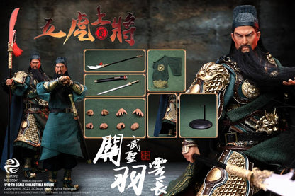 Dominate the battlefield and bring glory to your kingdom with this Guan Yu Yangchang figure by 303 Toys! Featuring multiple weapons and accessories, this 1/12 scale figure will be a perfect addition for any collector. Order yours today!