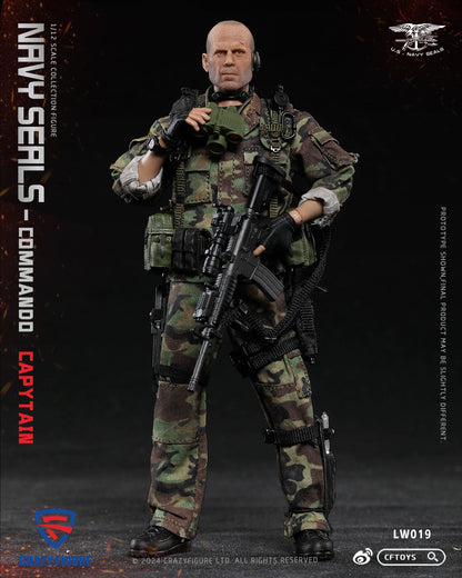 (Pre-order) Crazyfigure CF Toys 1/12 Navy seals Commando captain figure