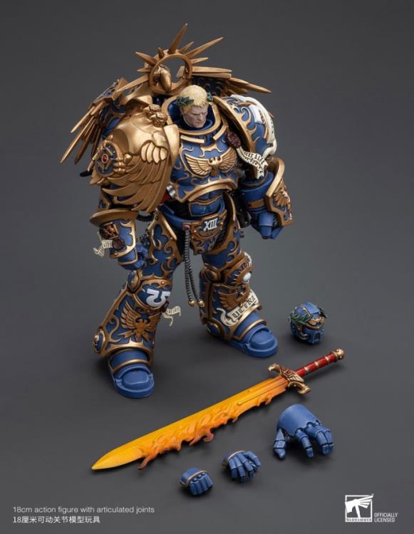 Held by some as a paragon among the Emperor's sons, Roboute Guilliman was as much a patrician statesman and empire-builder as he was an indefatigable warrior. A being of preternatural intelligence, cold reason and indomitable will, Guilliman forged his XIIIth Legion into a vast force of conquest and control, a weapon by which he made himself the master of a stellar domain in the Eastern Fringe of the galaxy, the Realm of Ultramar, which during his lifetime spanned five hundred worlds.