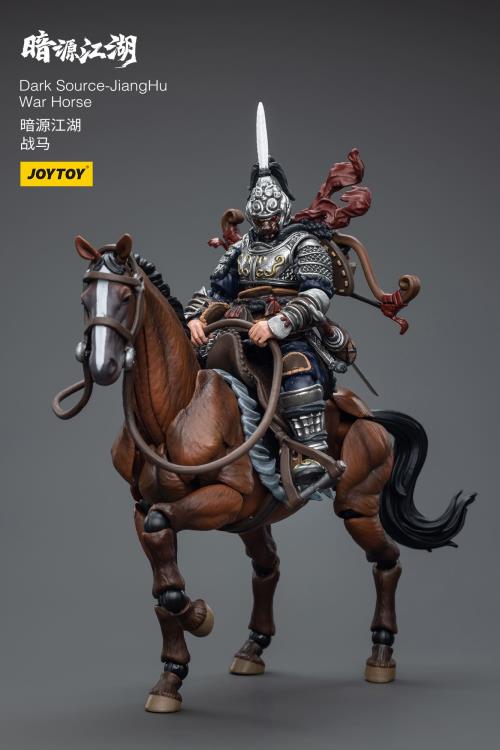 Introducing the remarkable Joy Toy Dark Source JiangHu Northern Hanland Empire Cavalry action figure. This meticulously crafted action figure brings the mystical world of JiangHu to life, capturing the essence and prowess of a legendary warrior. Every inch of this action figure showcases the artistry and craftsmanship that JoyToy is renowned for, ensuring an authentic and immersive experience for collectors and enthusiasts alike.  Dark Source JiangHu War Horse figure not included (sold separately)