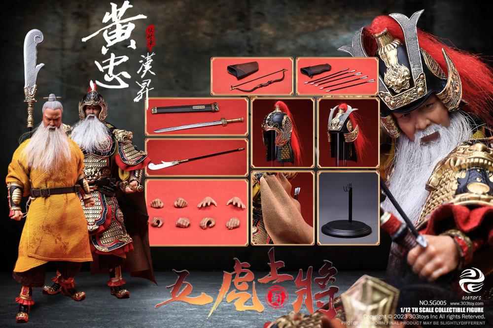 Crush the invading enemies as you defend your homeland with this Huang Hansheng figure by 303 Toys! Featuring multiple weapons and accessories, this 1/12 scale figure will be a perfect addition for any collector. Order yours today!