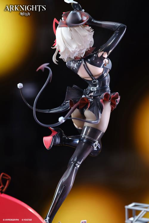 Apex is proud to present a new 1/7 scale figure from the popular mobile video game Arknights: the mercenary W! Dressed in her bold Foolish Night's Secret Letter outfit, she springs forward as she extends a hand with a mysterious letter in it. Don't miss out and add this figure to your collection today!