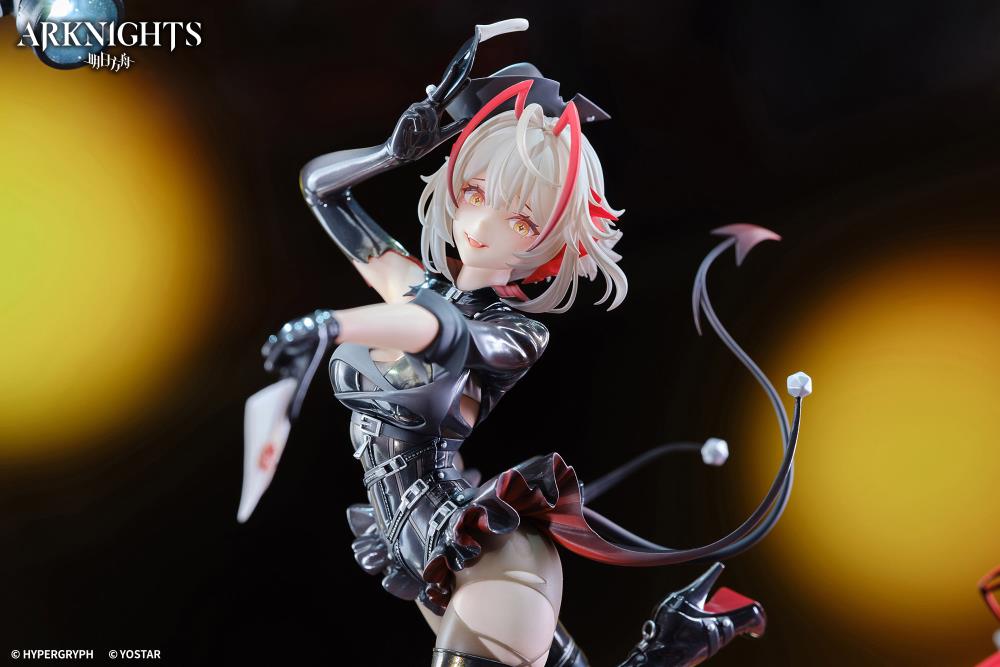 Apex is proud to present a new 1/7 scale figure from the popular mobile video game Arknights: the mercenary W! Dressed in her bold Foolish Night's Secret Letter outfit, she springs forward as she extends a hand with a mysterious letter in it. Don't miss out and add this figure to your collection today!