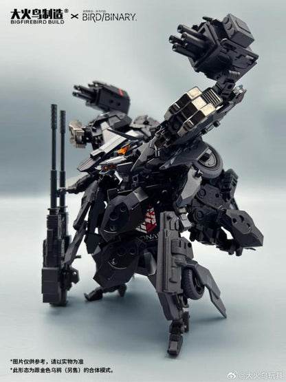 Big Fire Bird is proud to introduce new entries into their popular Bird-Vertex series: Alpha Gunpowder and Black Kitty! Capable of converting from robot to tank mode, this set of figures will be a perfect addition to your collection! Order yours today!