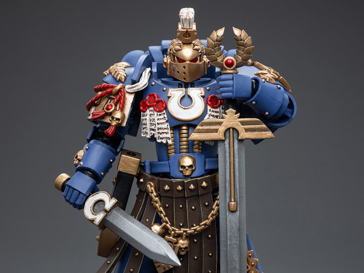 Joy Toy brings the Ultramarines to life with this Warhammer 40K 1/18 scale figure! Highly disciplined and courageous warriors, the Ultramarines have remained true to the teachings of their Primarch Roboute Guilliman for 10,000 standard years. Keeping watch over the Imperium, they personify the very spirit of the Adeptus Astartes.