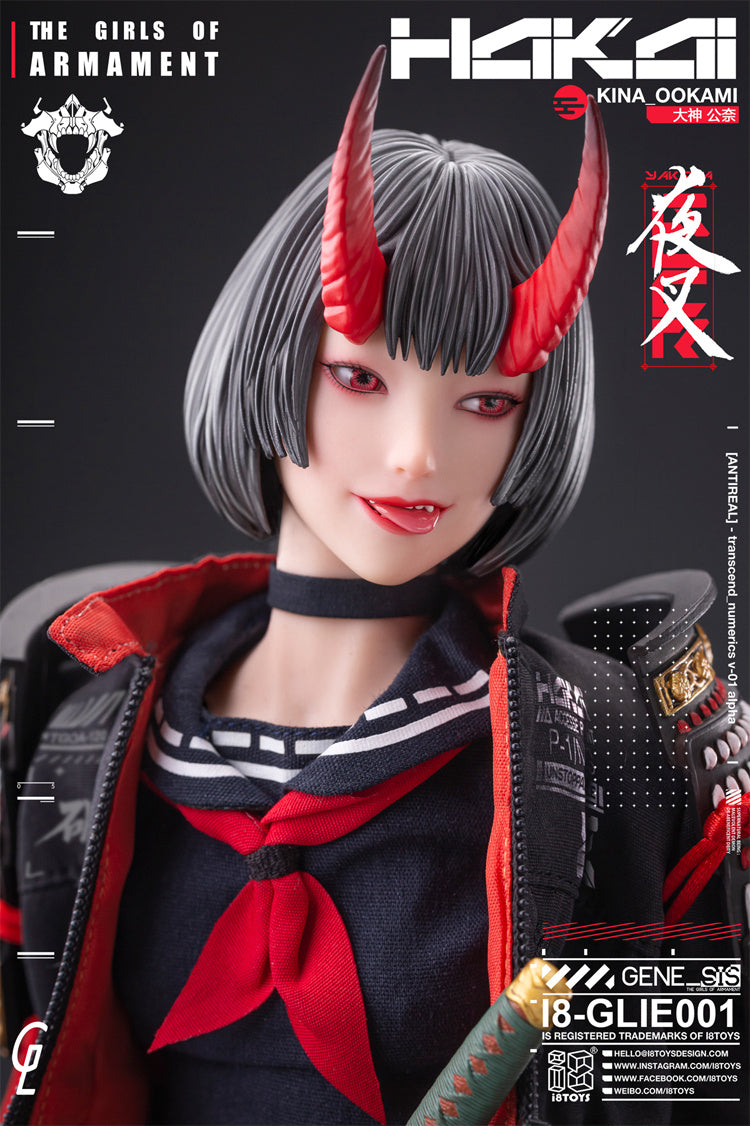 (Pre-order) I8TOYS x Gharliera 1/6 The Girls Of Armament: I8-GLIE001 Kina Ookami