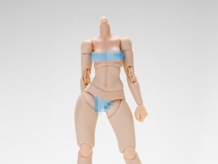 Add to your collection with the Female (Style B Small Bust version) 1/12 scale action figure body by Tunshi Studio! This highly articulated figure displays a curvaceous body and additional parts, making it perfect for customizing and creating fun poses. Be sure to add this figure to your collection!