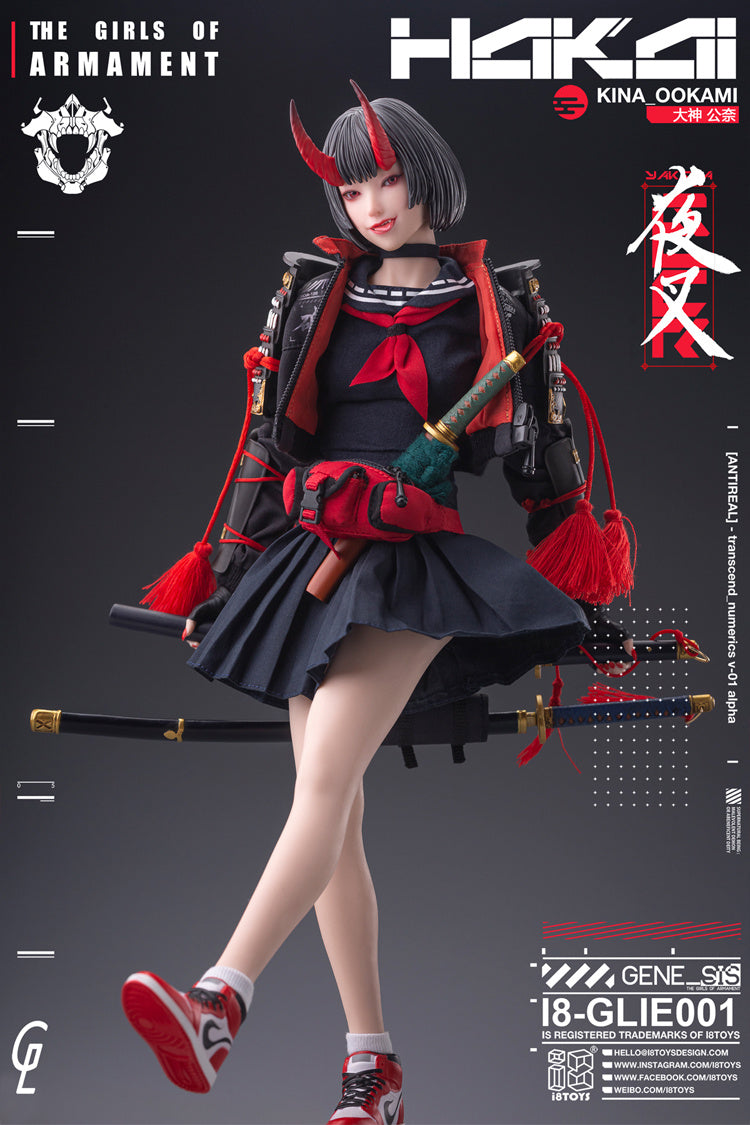 (Pre-order) I8TOYS x Gharliera 1/6 The Girls Of Armament: I8-GLIE001 Kina Ookami