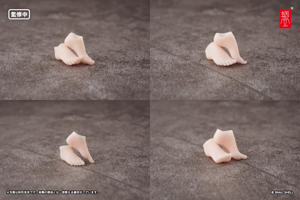 Customize your Angel Angela figure with the Angel Angela Custom Feet 1/12 scale accessory set by Snail Shell! This set includes 4 pairs of carefully sculpted feet to be used with the Angel Angela action figure. Be sure to add it to your collection!