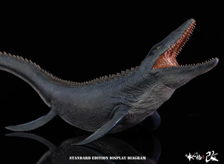 From Nanmu Studio, the Jurassic Series Lord of Abyss 2.0 is a must have for any dinosaur enthusiast. This realistically sculpted Mosasaurus dinosaur is in 1/35 scale and features an exquisite painted finish with the "Pit Lord" color theme.