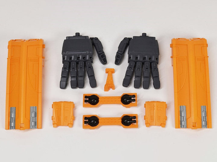 Please note: This aftermarket accessory piece is not produced or associated with Hasbro or Takara and is not a Transformers brand toy. These custom pieces are intended to further enhance the enjoyment of your existing Transformers collection.  The DK-31 Gear Master Accessory Series Upgrade Kit contains a selection of new and improved accessories and attachments that are compatible with WFC-K30.