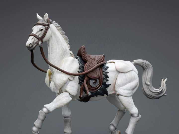 Introducing the remarkable Joy Toy Dark Source JiangHu War Horse (White Ver.) action figure. This meticulously crafted action figure brings the mystical world of JiangHu to life, capturing the essence and prowess of a war horse. Every inch of this action figure showcases the artistry and craftsmanship that Joy Toy is renowned for, ensuring an authentic and immersive experience for collectors and enthusiasts alike.