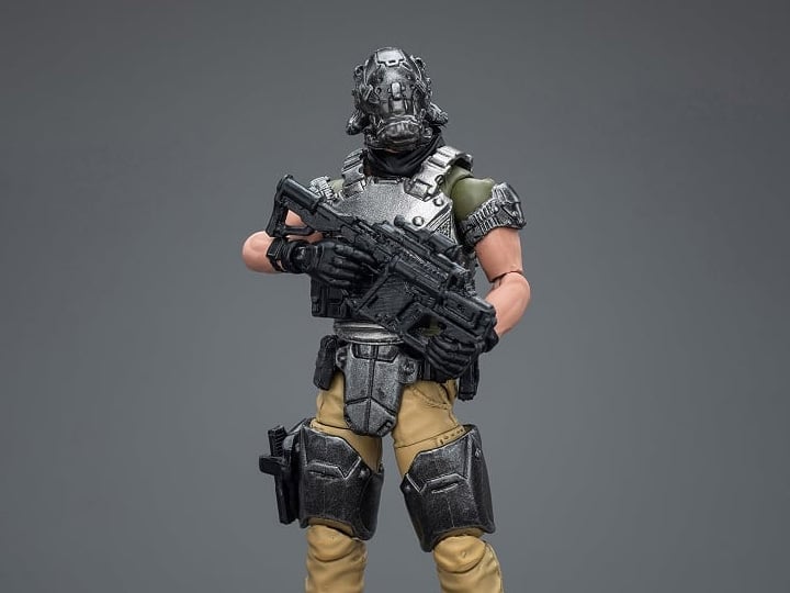 A jack-of-all-trades by nature, this Firepower Master is a walking encyclopedia when it comes to weapons, big and small. Taking on the toughest jobs on the planet, the Kina Mercenaries aren't afraid to get their hands dirty for a paycheck. Designed in 1/18 scale, this figure will be a perfect addition to your collection so order yours today!