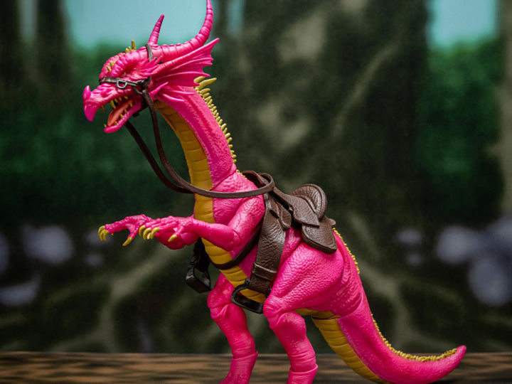 Based on the Golden Axe video game, this dragon figure comes in a new pink color! Great for your Golden Axe or any mythical and medieval display.