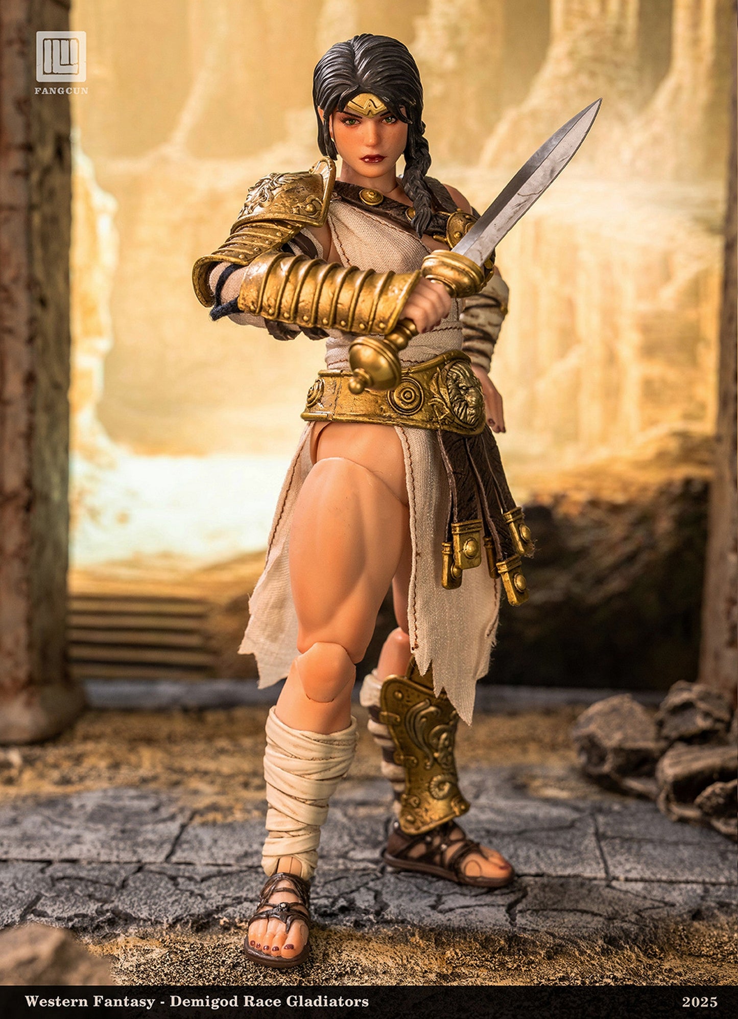 (Preorder) Fangcun Studio FC001A Demigod Race Gladiators Divine Realm War Hero Akilias 1/12 action figure