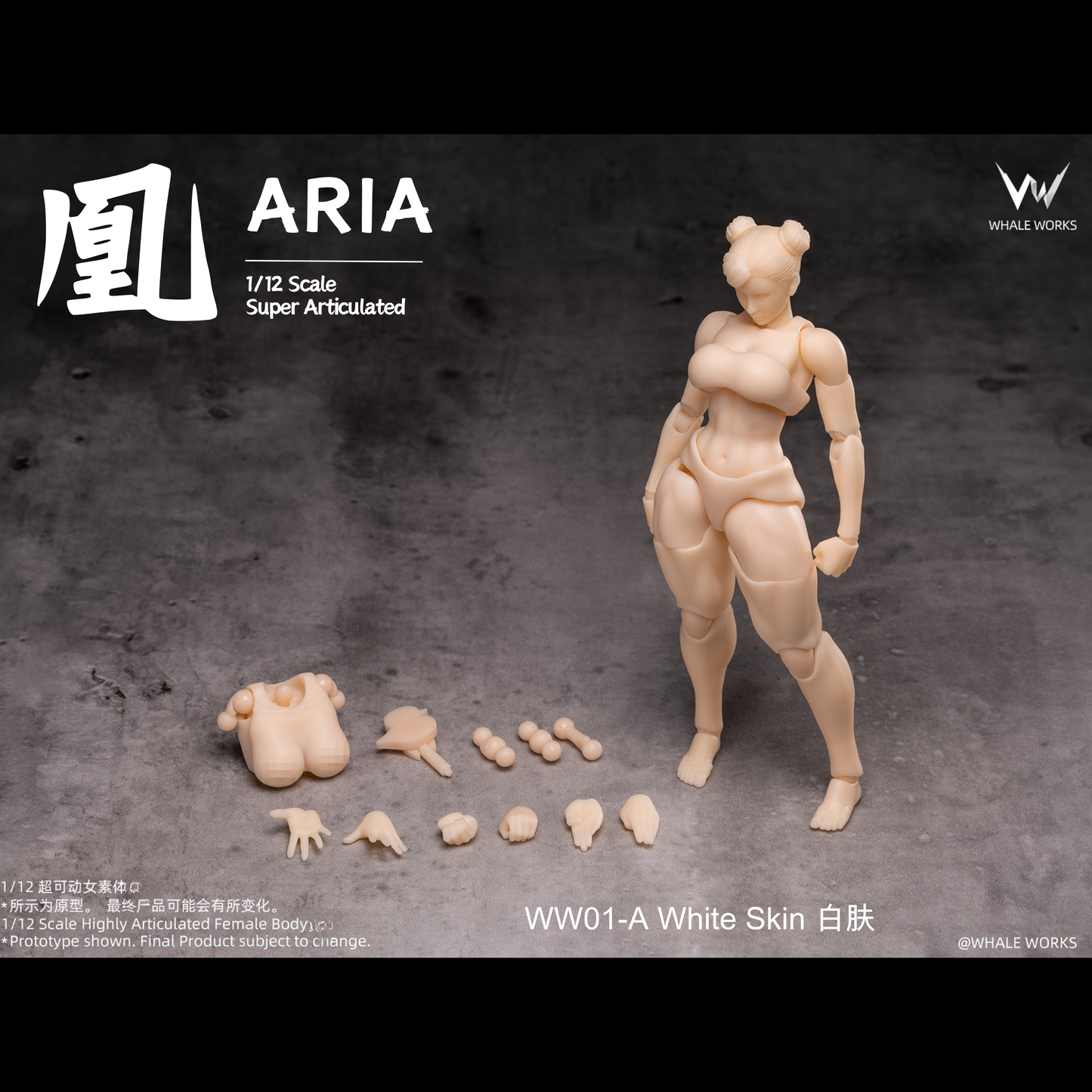(Pre-order) Whale Works 1/12 Super Articulate figures Aria