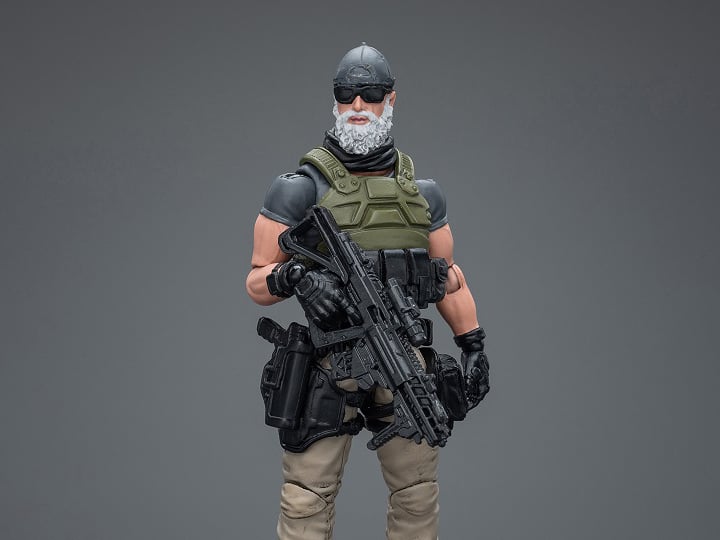 A grizzled veteran of battlefields around the globe, the Assault Specialist is relentless in pinning down enemy fighters and providing cover fire for his comrades. Working with his fellow Sack Mercenaries squad, no job is too big or small if the price is right. Designed in 1/18 scale, this figure will be a perfect addition to your collection so order yours today!