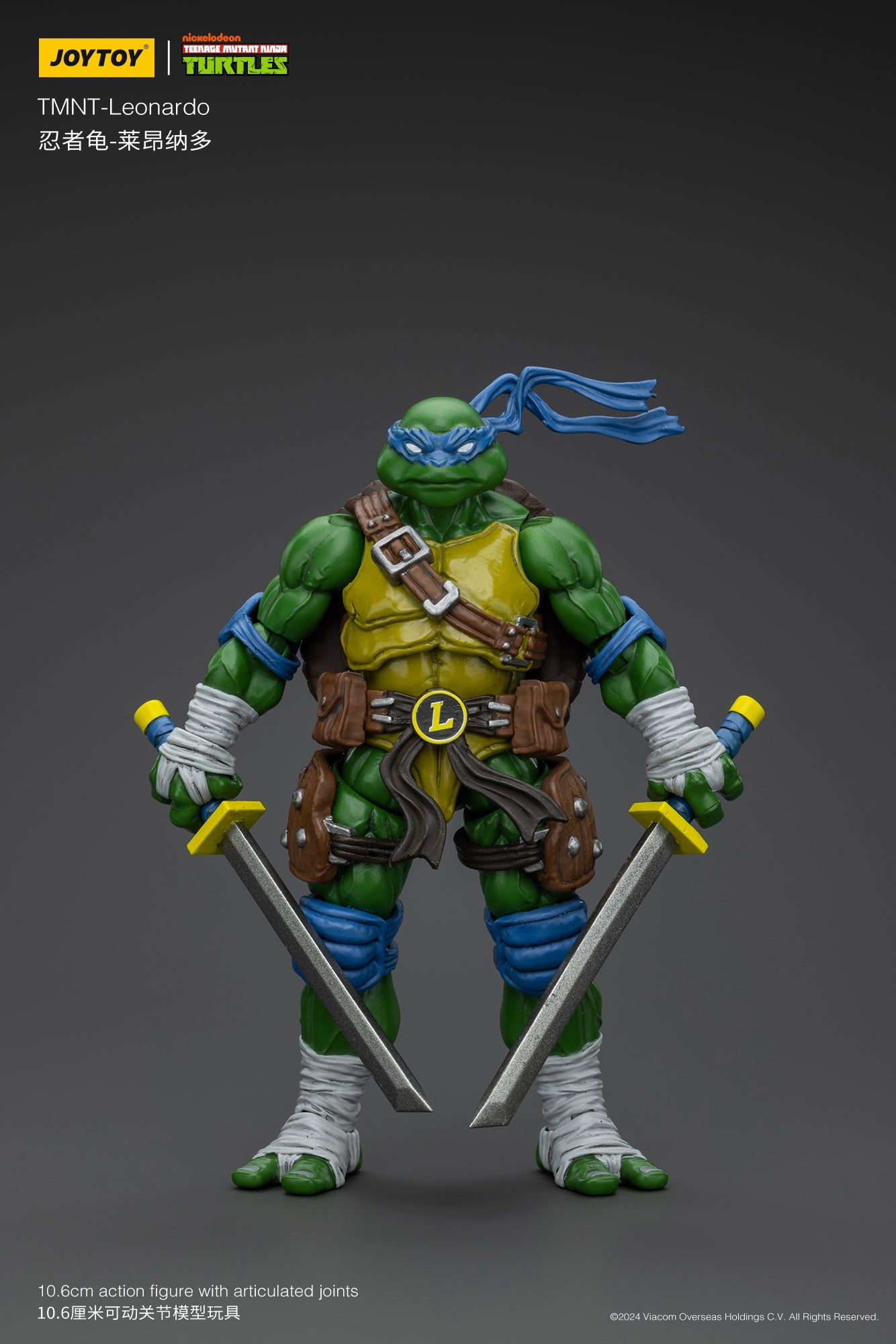 (Pre-order) Joy Toy TMNT Ninja Turtle 1/18 Scale Leonardo