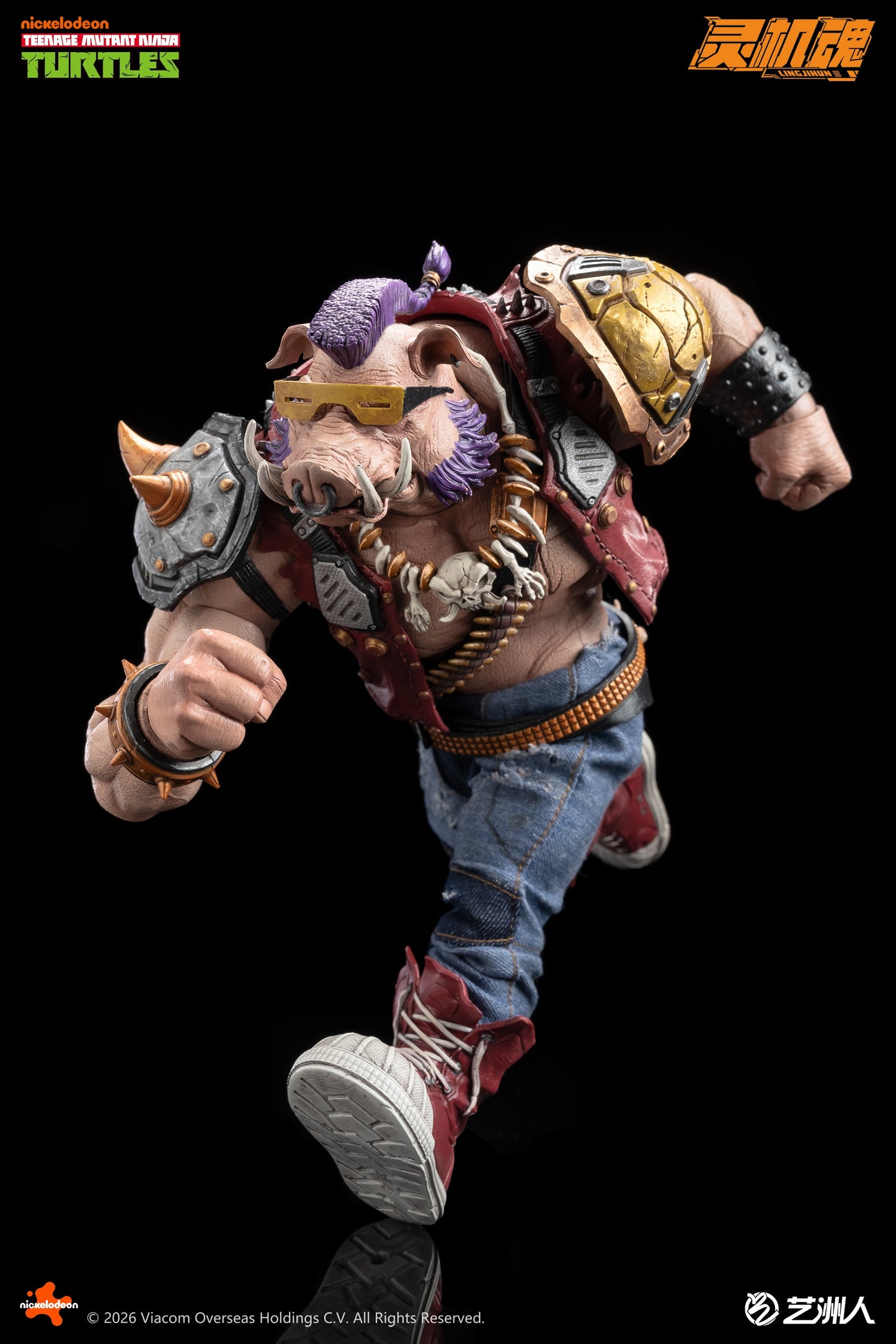 (Pre-order) Lingjihun Official Licensed TMNT 1/12 Bebop