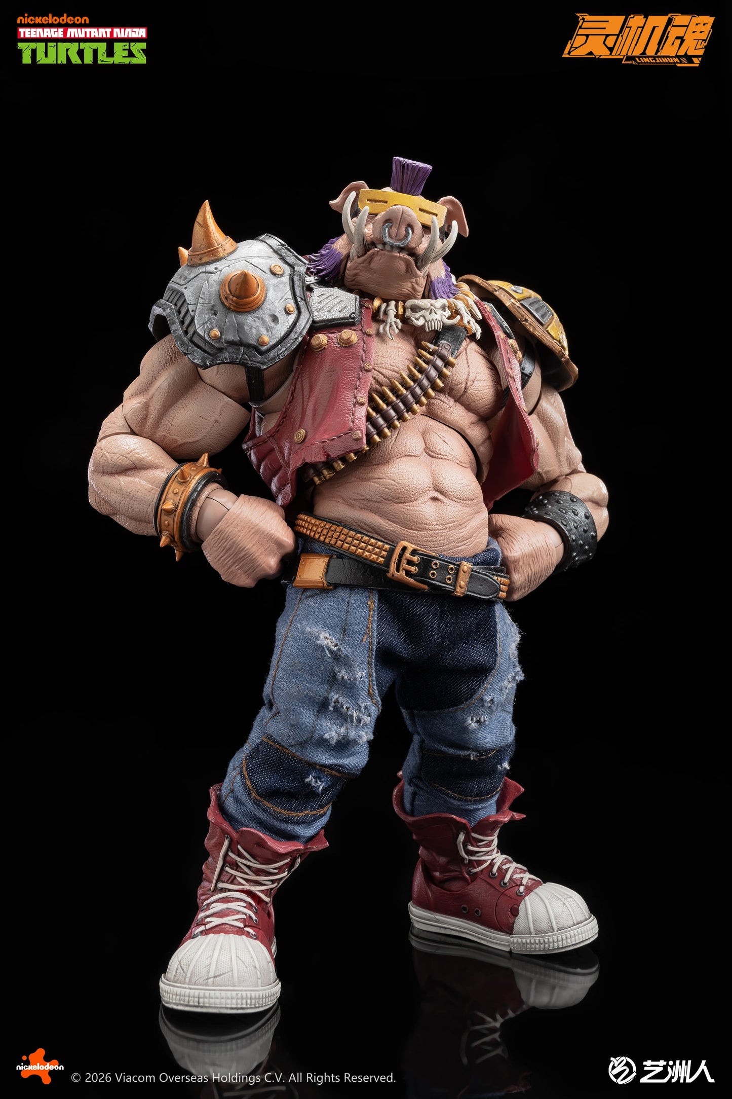 (Pre-order) Lingjihun Official Licensed TMNT 1/12 Bebop