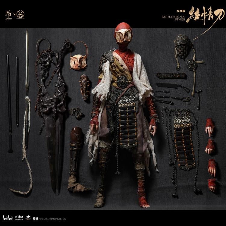 Expand your figure collection with the Ruthless Blade (Standard Edition) 1/6 scale figure by JPT design and POP Costume. This detailed figure features an original design along with numerous additional accessories and parts to create a variety of poses and looks. Don't miss out on adding this figure to your collection!