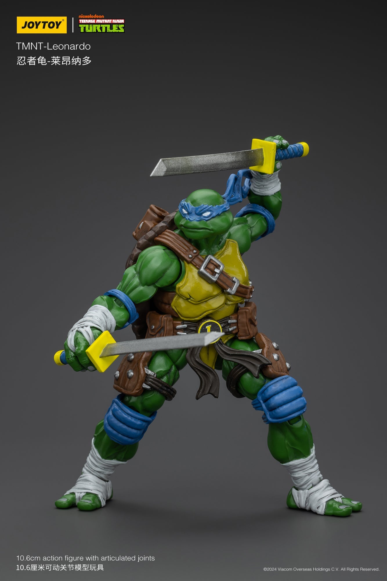 (Pre-order) Joy Toy TMNT Ninja Turtle 1/18 Scale Leonardo