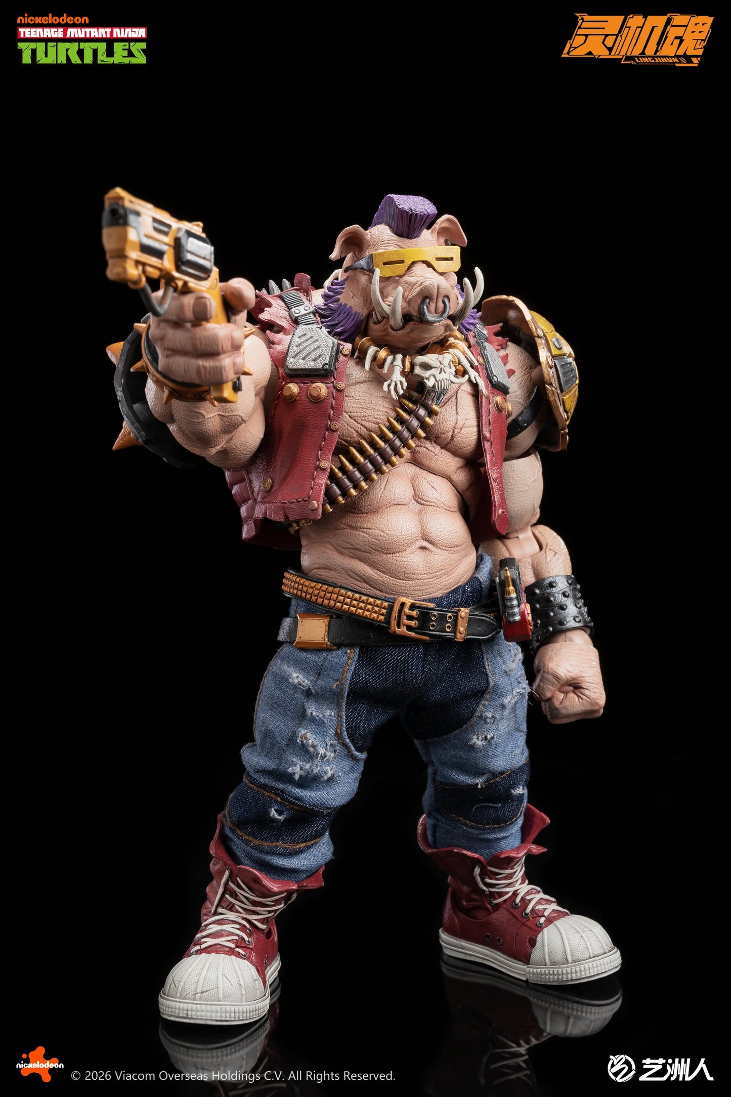 (Pre-order) Lingjihun Official Licensed TMNT 1/12 Bebop