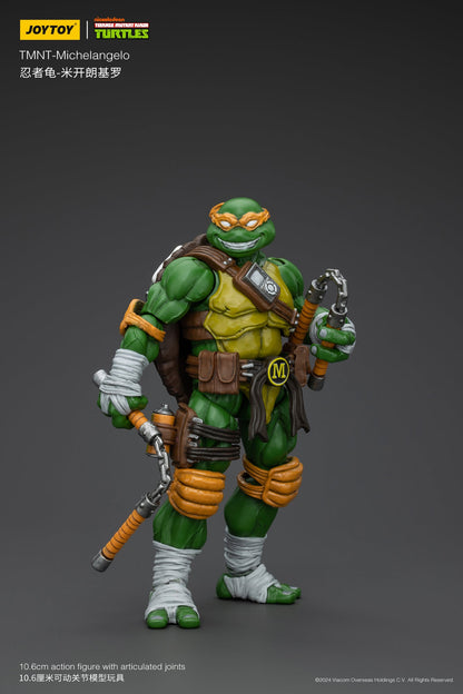 (Pre-order) Joy Toy TMNT Ninja Turtle 1/18 Scale Michelangelo