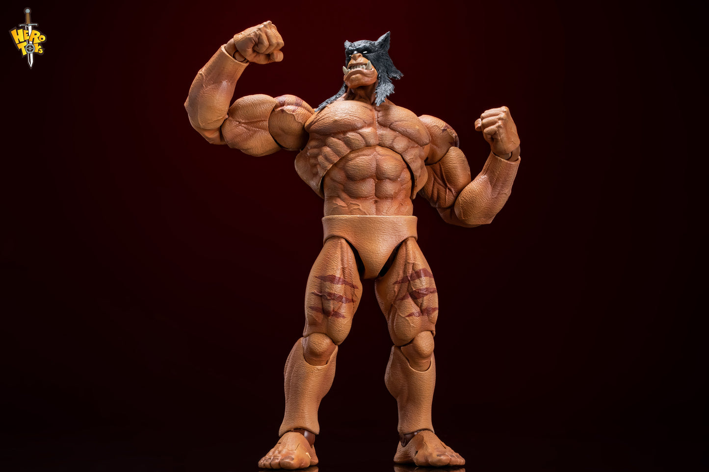 (Preorder) Hero Toys 1/10 Tribal Hunter Orc Tracker & War Bear action figure