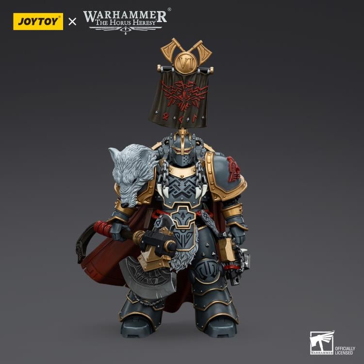 Joy Toy brings the Space Wolves to life with this Warhammer 1/18 scale action figure! Savage and barbaric in their approach to warfare, the Space Wolves excel in close quarters combat. Seeking glory above all else, they nonetheless bring the might of the Emperor down on his enemies with a fury unmatched by the other Space Marine chapters.