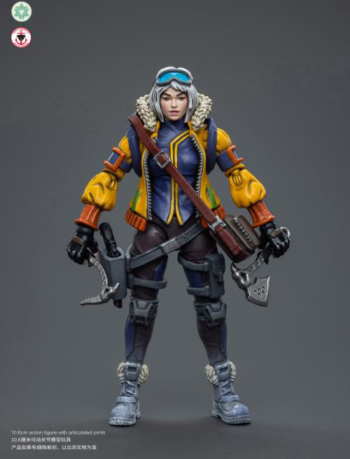 The Joy Toy Oktavia Grimsdottir lcebreaker's Harpooner action figure is perfect for collectors and fans of the Infinity universe, as well as those who appreciate high-quality action figures. With its impressive level of detail and articulation, this action figure is a must-have for any serious collector or fan.
