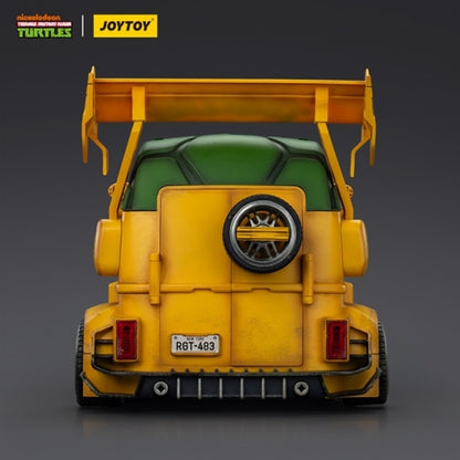 Get ready to roll out with the Joy Toy JT02540 Turtle Van, a highly detailed 1/18 scale vehicle inspired by the Teenage Mutant Ninja Turtles.
Built from durable ABS plastic, this collectible van features opening doors, functional panels, and a removable roof that reveals a fully designed interior. Multiple mounting points allow for weapon and gear customization, while its bold sculpt and mechanical detailing capture the classic TMNT style with modern precision.