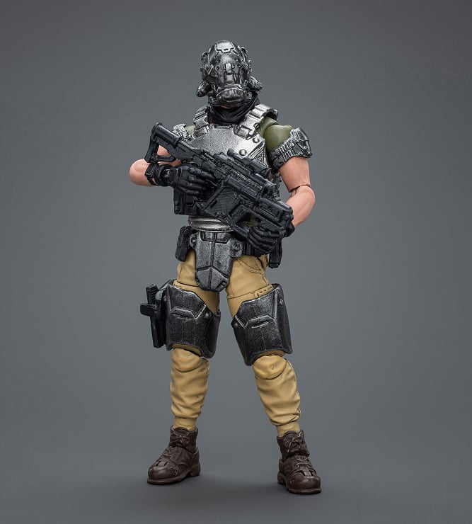 A jack-of-all-trades by nature, this Firepower Master is a walking encyclopedia when it comes to weapons, big and small. Taking on the toughest jobs on the planet, the Kina Mercenaries aren't afraid to get their hands dirty for a paycheck. Designed in 1/18 scale, this figure will be a perfect addition to your collection so order yours today!