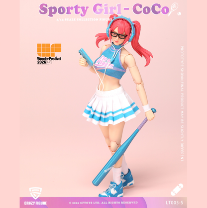 (Pre-order) Crazyfigure 1/12 Sporty Girl CoCo figure