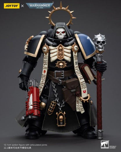 This 1/18 scale figure includes a variety of parts and accessories to allow you to customize your army of Warhammer 40k figures. Don't miss out on adding this figure to your collection!