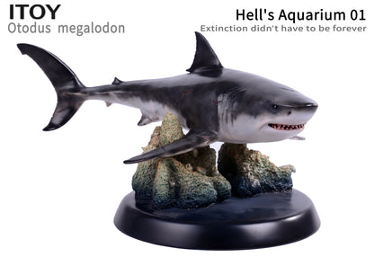 Itoy 1/35 scale otodus megalodon model