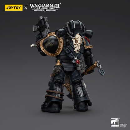 Joy Toy brings the Space Wolves to life with this Warhammer 40K 1/18 scale action figure! Savage and barbaric in their approach to warfare, the Space Wolves excel in close quarters combat. Seeking glory above all else, they nonetheless bring the might of the Emperor down on his enemies with a fury unmatched by the other Space Marine chapters.