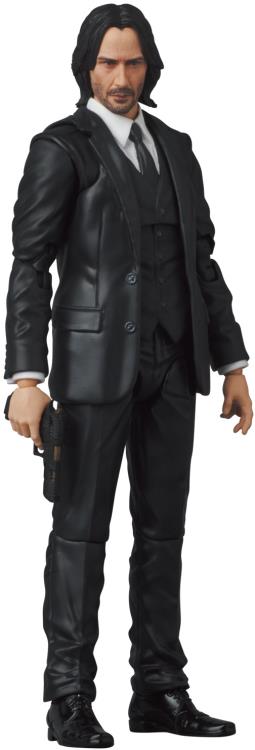 Based on the John Wick: Chapter 4 movie, this MAFEX John Wick action figure is highly articulated with several features and accessories. Mr. Wick features several weapon accessories and two interchangeable head sculpts. Order this MAFEX John Wick: Chapter 4 action figure today!