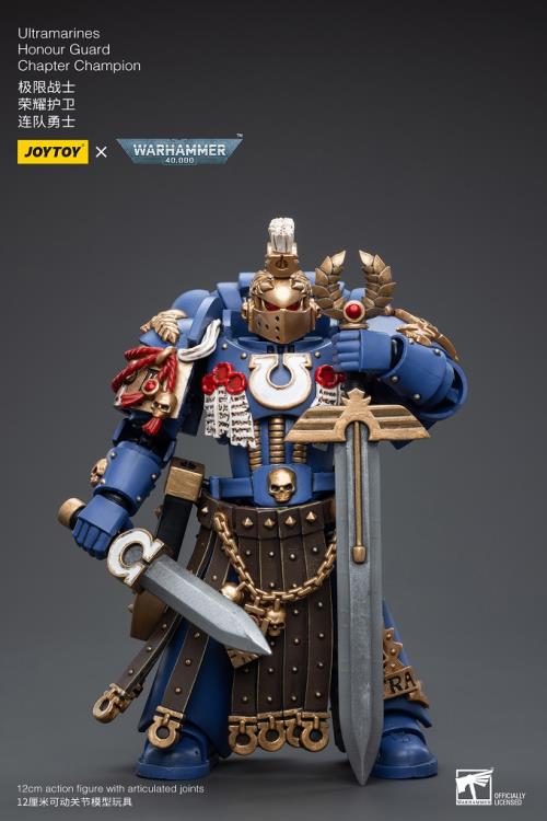 Joy Toy brings the Ultramarines to life with this Warhammer 40K 1/18 scale figure! Highly disciplined and courageous warriors, the Ultramarines have remained true to the teachings of their Primarch Roboute Guilliman for 10,000 standard years. Keeping watch over the Imperium, they personify the very spirit of the Adeptus Astartes.