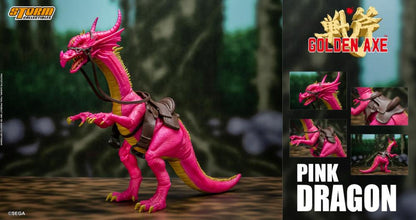 Based on the Golden Axe video game, this dragon figure comes in a new pink color! Great for your Golden Axe or any mythical and medieval display.