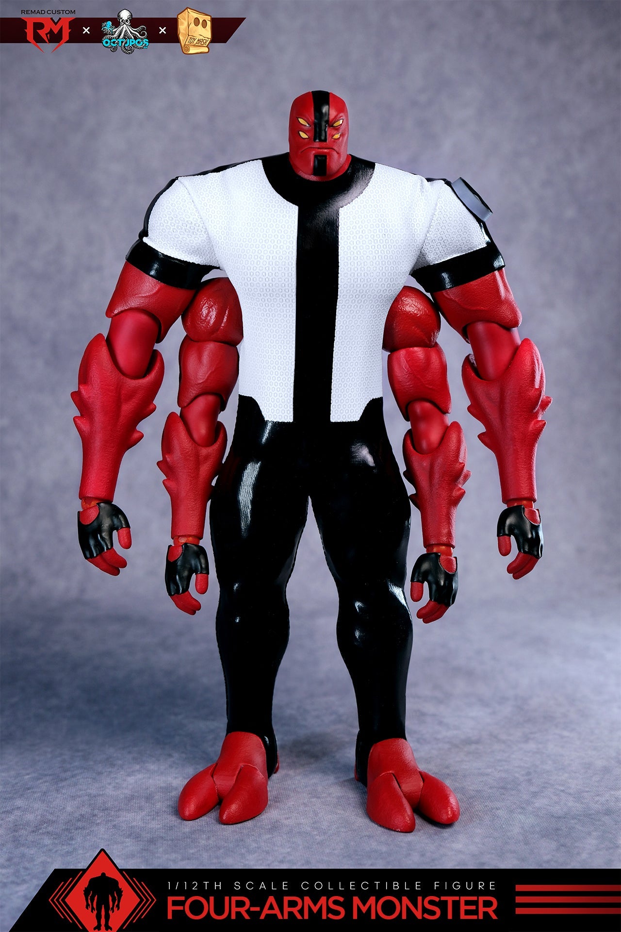 (Preorder) Octupus x Remad Custom 1/12 Four Arms Monster 8.9in action figure