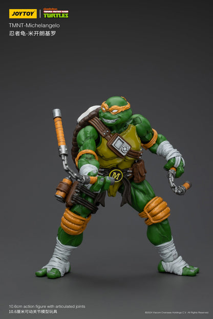 (Pre-order) Joy Toy TMNT Ninja Turtle 1/18 Scale Michelangelo